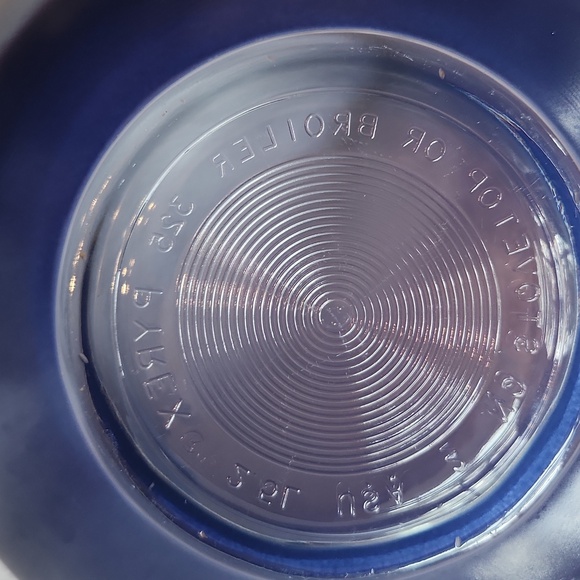 Pyrex Vintage Rare Blue Nesting Bowl Set 322, 323, 325, 326 - Picture 5 of 10